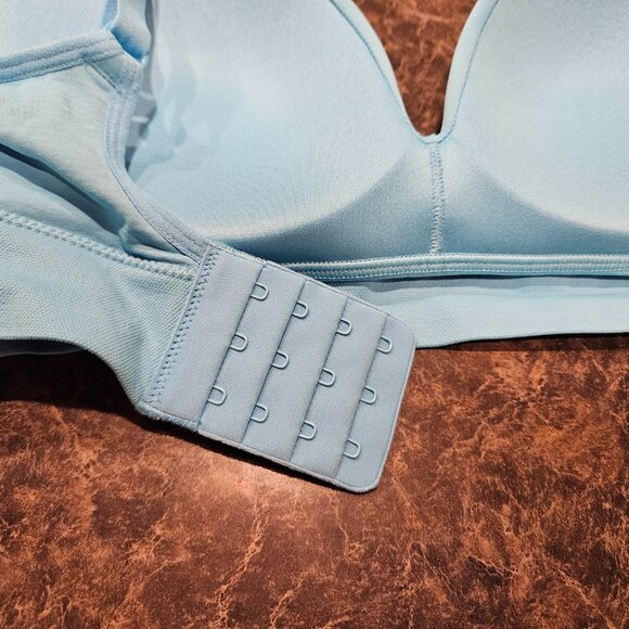 Organic Basics Smooth Padded Bra, Sky Blue, XS - Picture 4 of 5